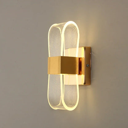Nordic Looped Aluminium LED Wall Lamp