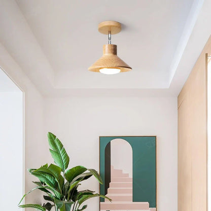 NordicWood Timber Cone Deckenleuchte