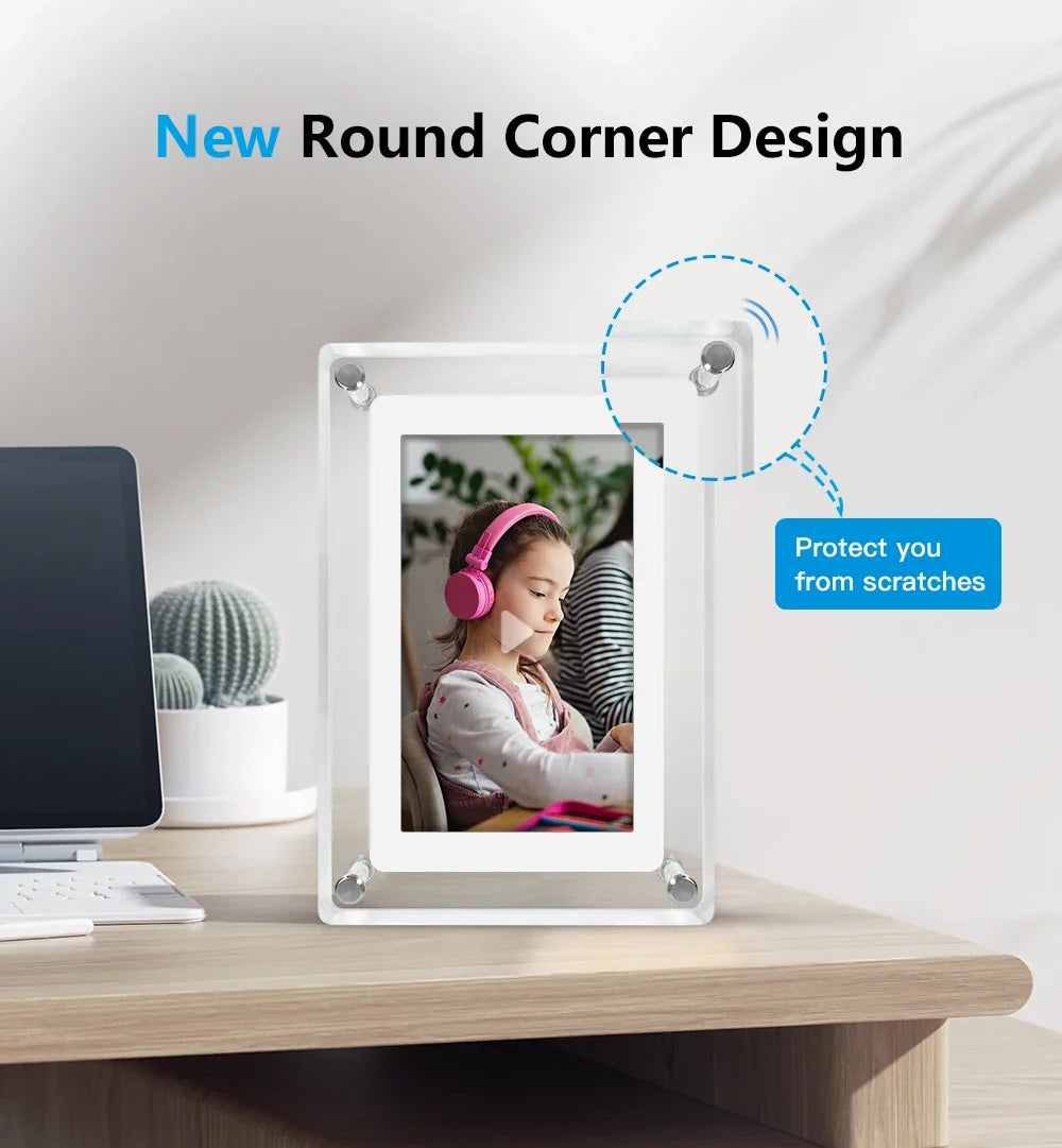 ClearFrame digitaler Bilderrahmen aus Acryl