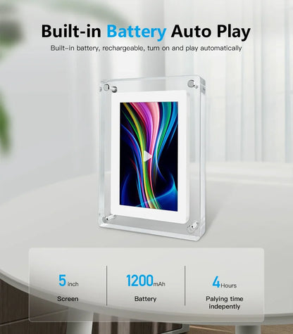 ClearFrame digitaler Bilderrahmen aus Acryl