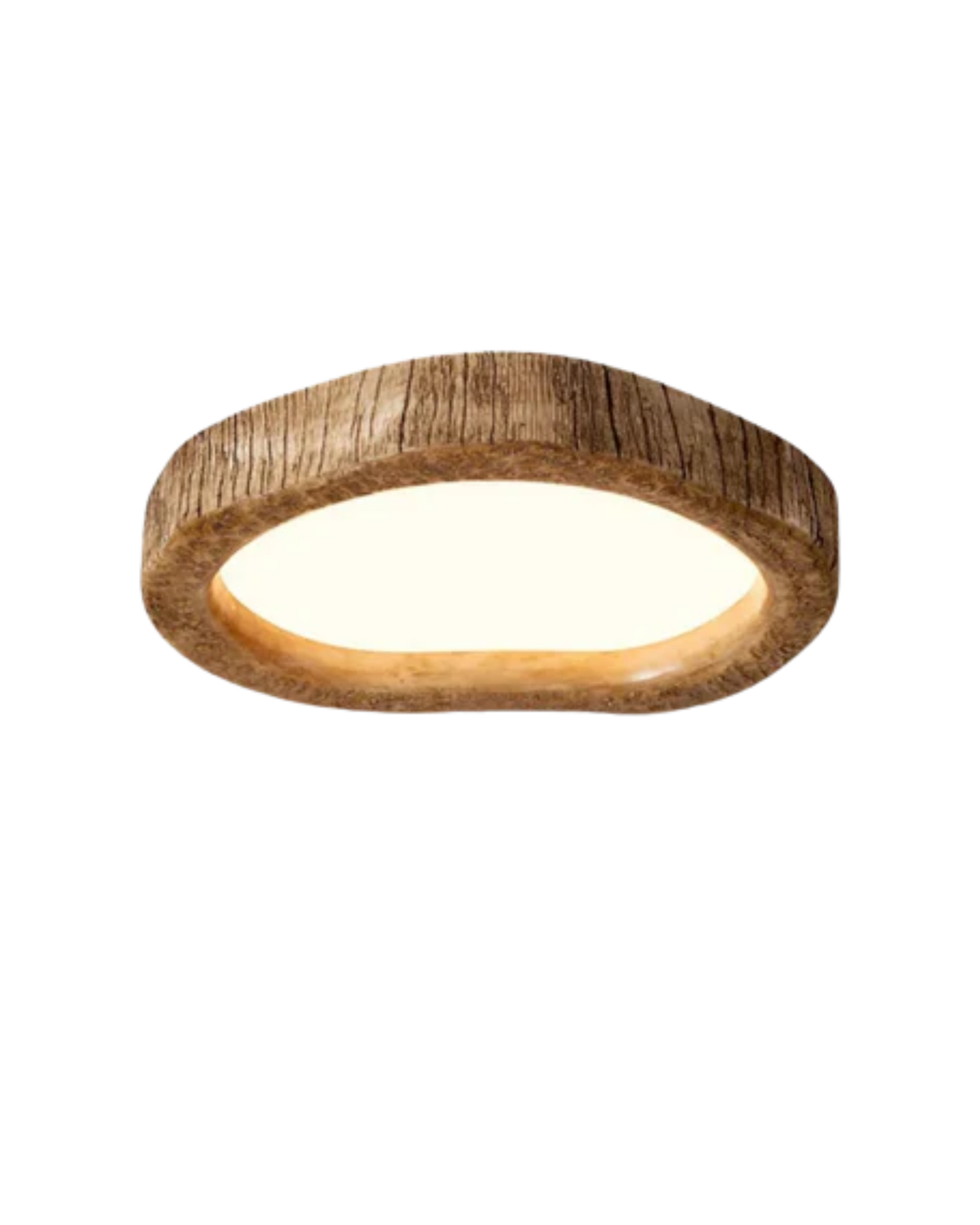 Le Halo Bois Wood-Effect LED Ceiling Light