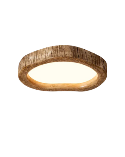 Le Halo Bois Wood-Effect LED Ceiling Light