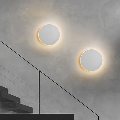 Minimalist Round Halo LED Wall Light