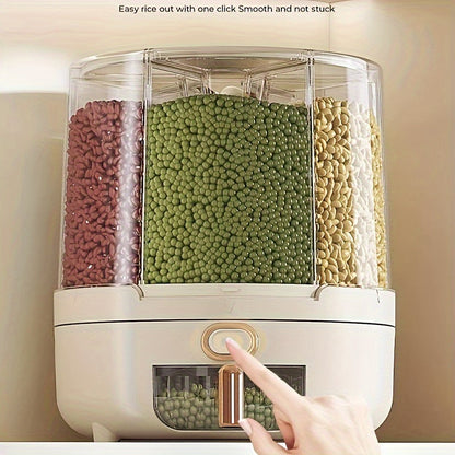 Rotating Airtight Grain & Cereal Dispenser