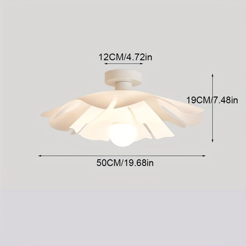 Petal Bloom Semi-Flush Ceiling Light
