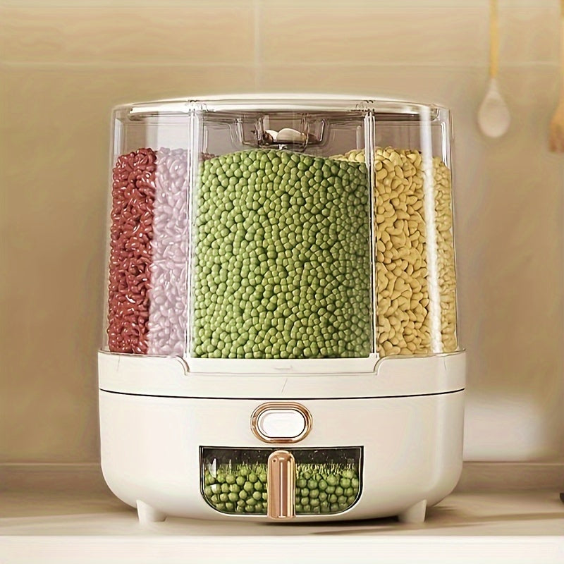 Rotating Airtight Grain & Cereal Dispenser