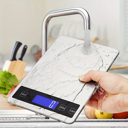 15 kg wiederaufladbare digitale Küchenwaage