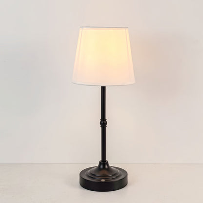 Dimmable Cordless Fabric Shade Table Lamp