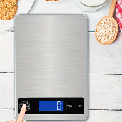 15 kg wiederaufladbare digitale Küchenwaage