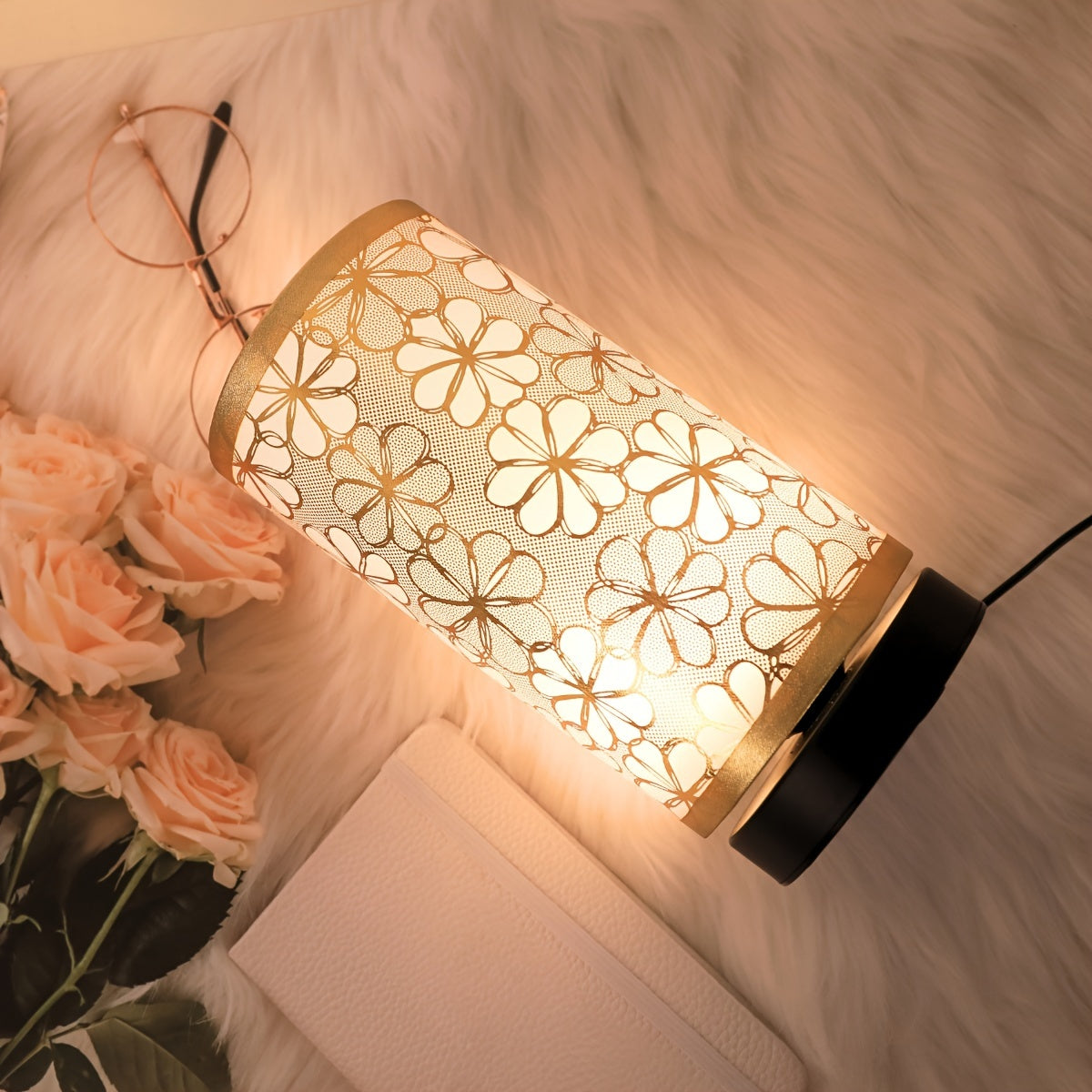 Sunflower Floral USB Table Lamp