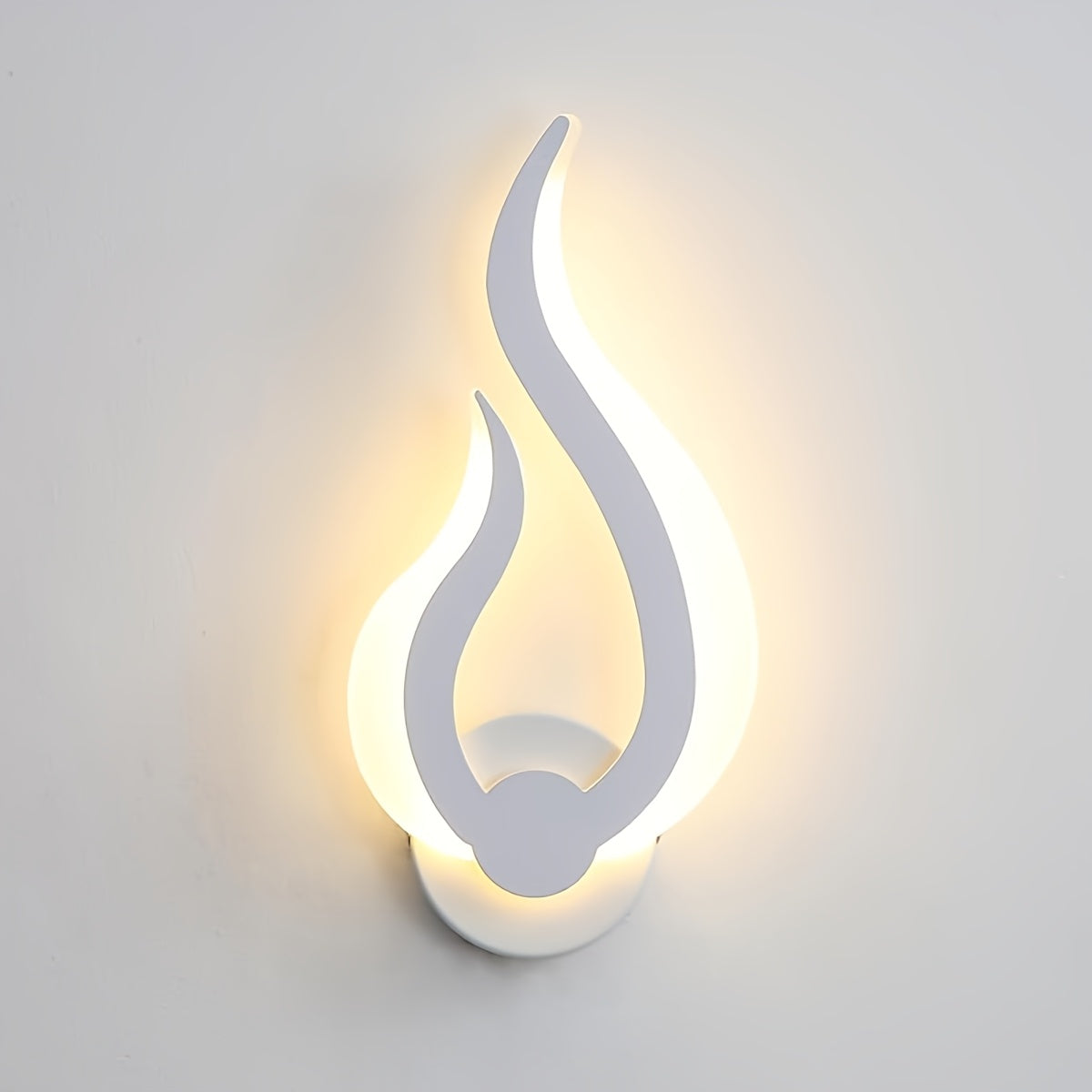 Flame Acrylic 10W LED Wall Light