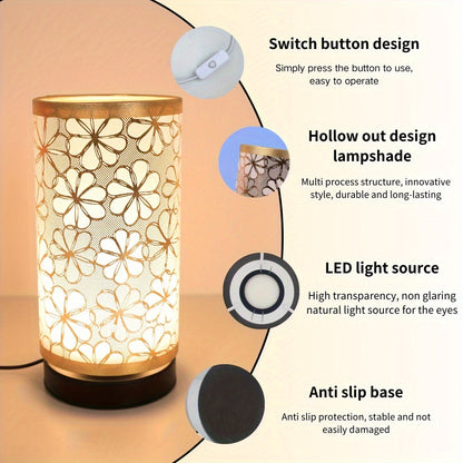 Sunflower Floral USB Table Lamp