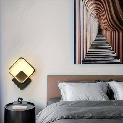 Quadratische dreifarbige LED-Wandleuchte