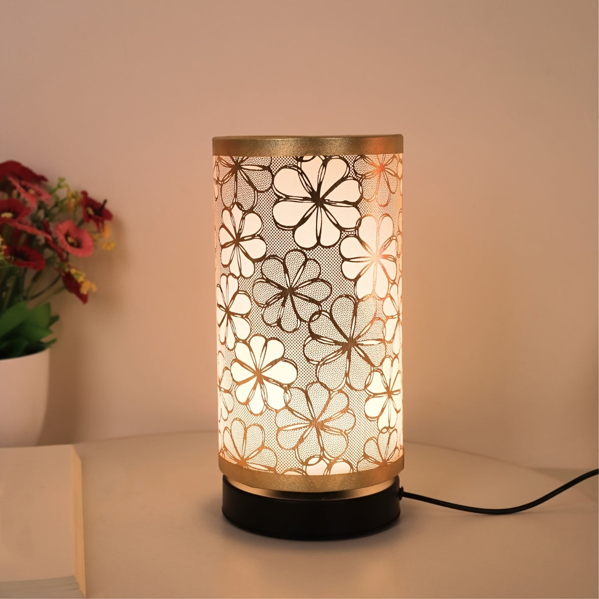 Sunflower Floral USB Table Lamp