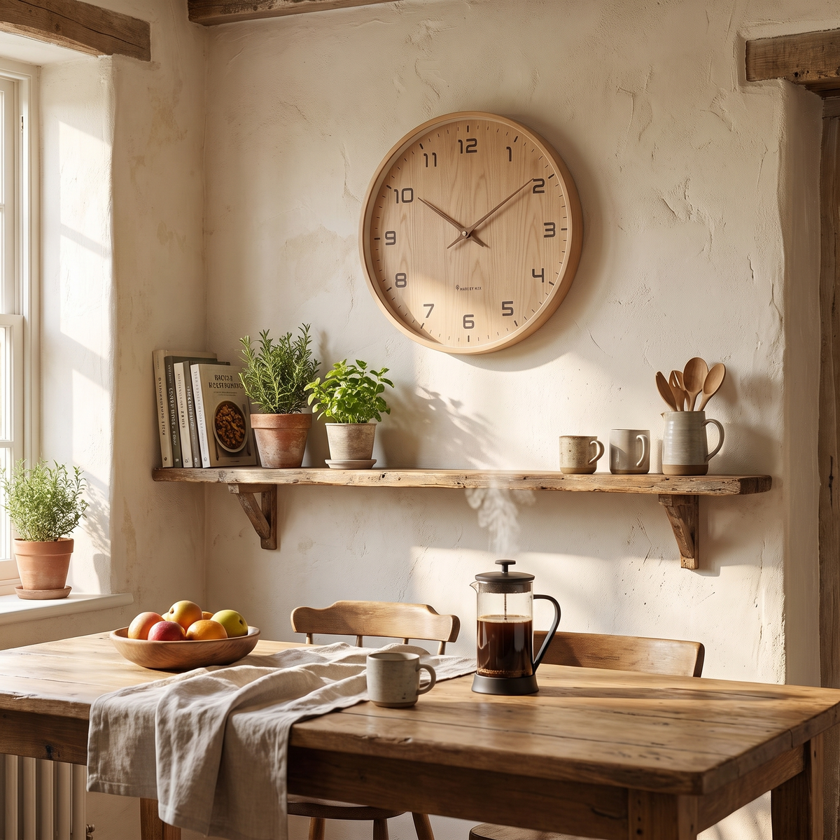 Nordic Wall Clock in a lifestyle setting