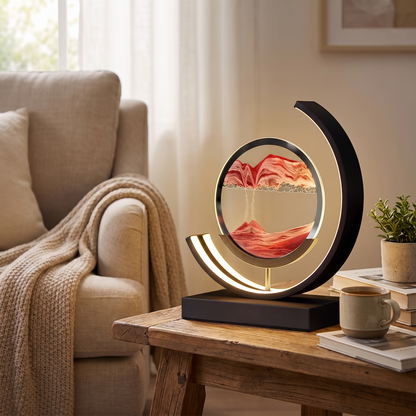 Sandlight Quicksand LED Table Lamp in a lifestyle setting