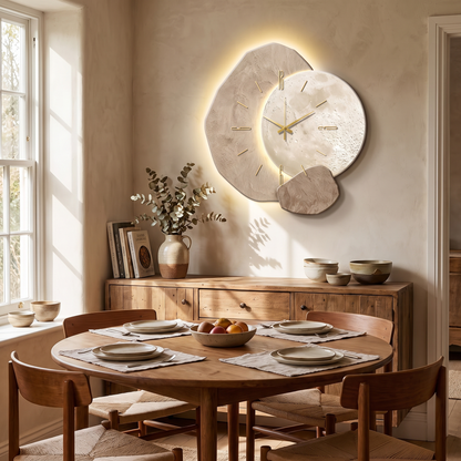 LumoClock Large LED Wall Clock in a lifestyle setting