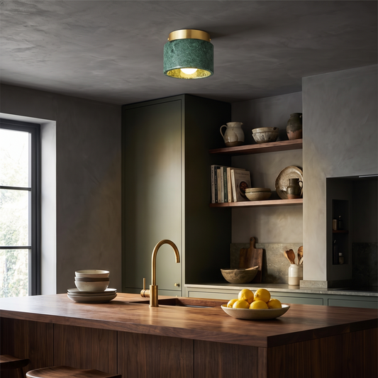 Nordic Marble Ceiling Downlight in a lifestyle setting