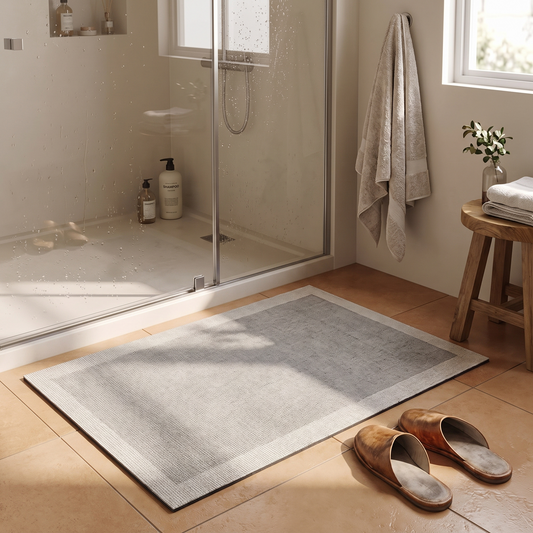 Super Absorbent Quick-Dry Bath Mat in a lifestyle setting