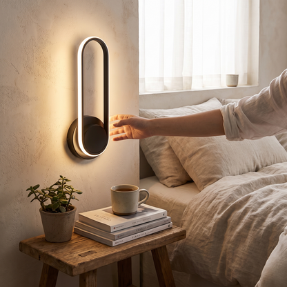 330° Rotating LED Wall Light in a lifestyle setting