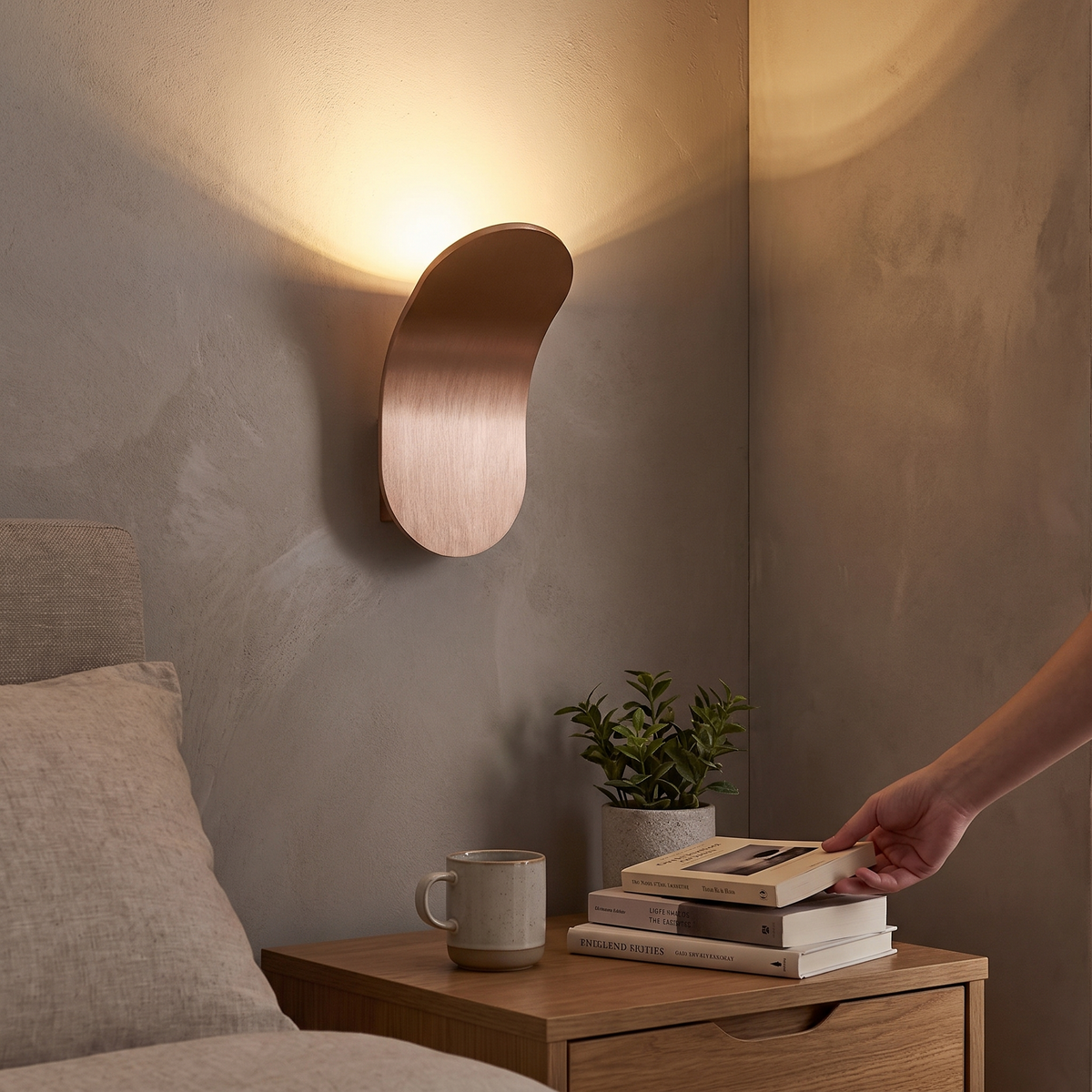 Modern Nordic LED Wall Lamp in a lifestyle setting