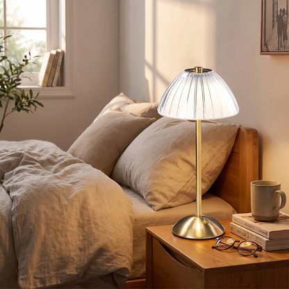 Golden Touch Rechargeable Table Lamp in a lifestyle setting