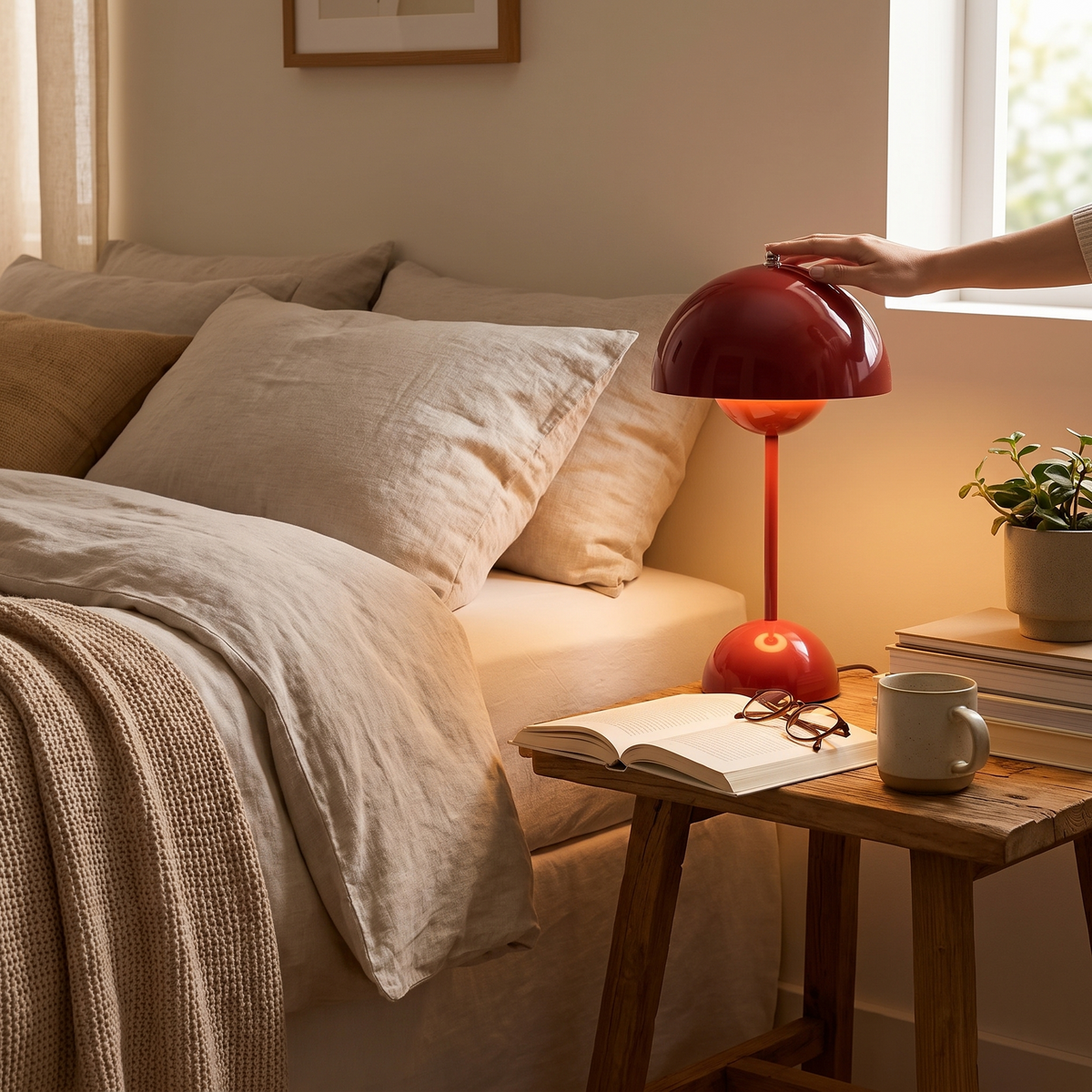 Modern Touch Table Lamp in a lifestyle setting