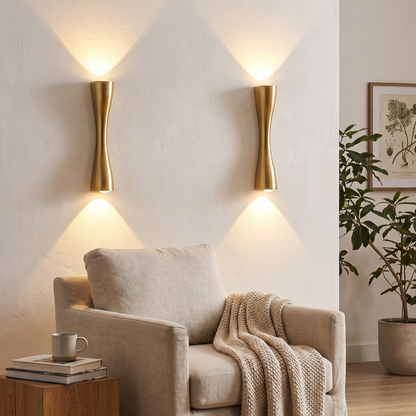 Up & Down Outdoor Wall Light in a lifestyle setting