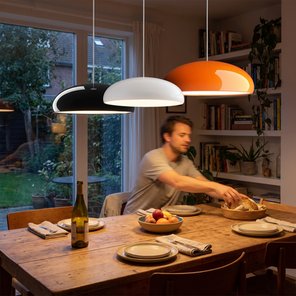 Horus Aluminium Dome Pendant Light in a lifestyle setting