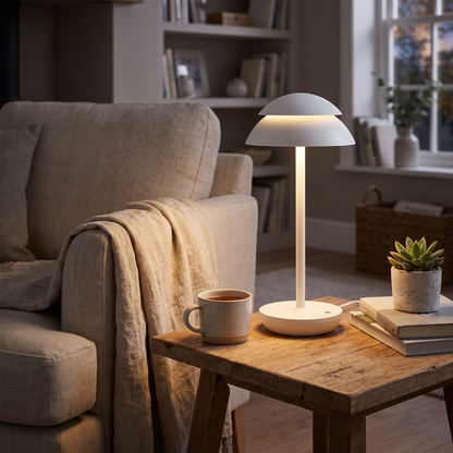 PowerLuxe Rechargeable Table Lamp in a lifestyle setting