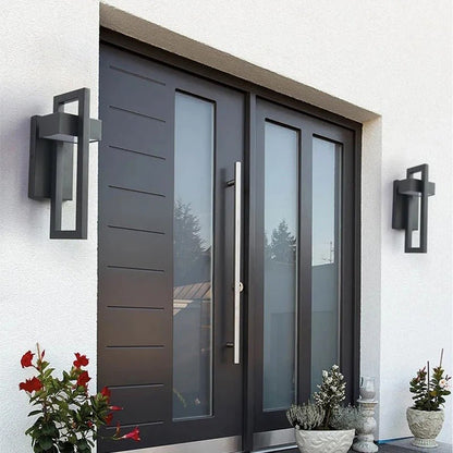 Scandinavian Geometric Outdoor LED Wall Light