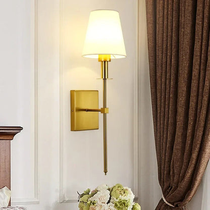 Nordic Fabric Shade LED Wall Sconce