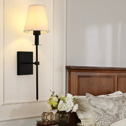 Nordic Fabric Shade LED Wall Sconce