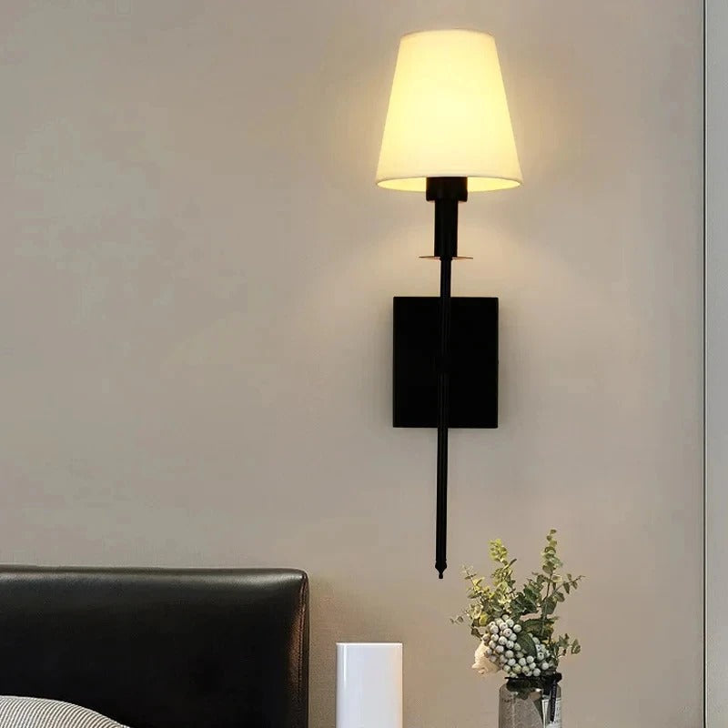 Nordic Fabric Shade LED Wall Sconce